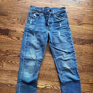 Levi's straight leg jean, cropped